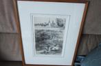 Nijmegen Neerbossche kerkje&op Hulsen litho Schipperus, Ophalen of Verzenden
