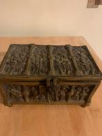 Antieke bronzen sieradendoos, Antiek en Kunst, Ophalen