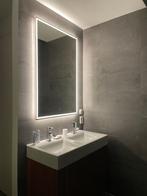 Badkamerspiegel, formaat H120 x B80 x D3 cm, Ophalen, 100 tot 150 cm, Overige typen, 50 tot 100 cm