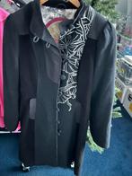 Wintersport jas stoffen jas zwart blauw jack, Ophalen of Verzenden, Zo goed als nieuw, Blauw