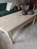 Grenen Brocante Salontafel, Huis en Inrichting, Ophalen, Gebruikt, 100 tot 150 cm, 50 tot 100 cm
