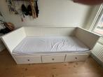Ikea Hemnes bed 2x80 bij 200, Huis en Inrichting, Ophalen, Gebruikt, Eenpersoons, Wit