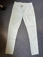 Lichtblauwe pantalon babyrib achtige stof mt XL, Blauw, Maat 46/48 (XL) of groter, Ophalen of Verzenden, Made In Italy