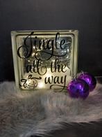 Glasblok met Kerstafbeelding, Ophalen of Verzenden, Nieuw, Overige materialen