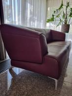 Bank en fauteuil leer Rolf Benz type 2300, Ophalen, Gebruikt, 150 tot 200 cm, Driepersoons