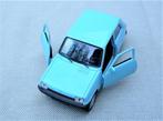 Welly Nex Renault 5 1973 licht turquoiseblauw schaal 1/35., Hobby en Vrije tijd, Modelauto's | 1:43, Nieuw, Overige merken, Auto