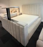 Nieuw bed 180x200 met tv lift, Ophalen, Verstelbaar, Beige, 180 cm