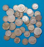 Partij van 10 zilveren kwartjes en 30 zilveren dubbeltjes, Postzegels en Munten, Munten | Nederland, Zilver, Overige waardes, Koningin Wilhelmina