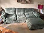 Groene lounge bank, Huis en Inrichting, Ophalen, Gebruikt