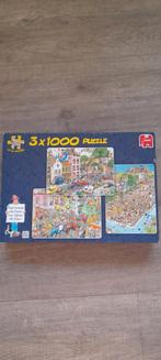 Jan van Haasteren puzzel 2 x 1000, Ophalen of Verzenden, 500 t/m 1500 stukjes, Gebruikt