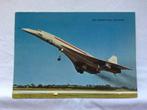 Bac Aerospatiale Concorde Brits – Frans vliegtuig, Ophalen of Verzenden, Gebruikt, Kaart, Foto of Prent
