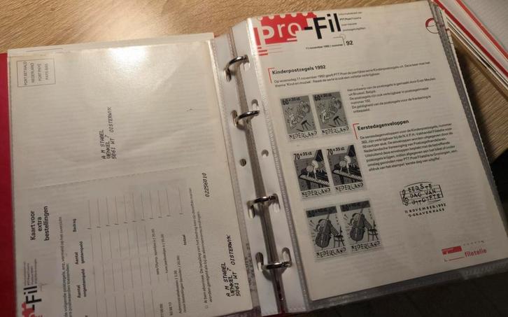Postzegels - Pro-Fil informatie blad PTT Jan 1986 - Jun 1998, Postzegels en Munten, Postzegels | Toebehoren, Catalogus, Ophalen of Verzenden