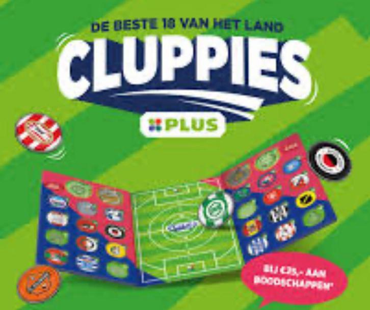 Plus cluppies gezocht, Verzamelen, Sportartikelen en Voetbal, Zo goed als nieuw, Overige typen, Overige binnenlandse clubs, Ophalen