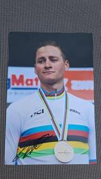 Foto 20x30 met handtekening; Mathieu van der Poel # Tour !, Verzamelen, Verzenden, Nieuw, Overige sporten