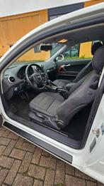 Audi A3 1.4 TSFI 125pk Automaat 3D S-tronic 2009 Wit, Auto's, 65 €/maand, 4 cilinders, USB, Wit