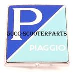 Logo Piaggio klik Embleem 576464, Ophalen of Verzenden, 50cc-Scooterparts, Info@50cc-scooterparts.nl, Veen