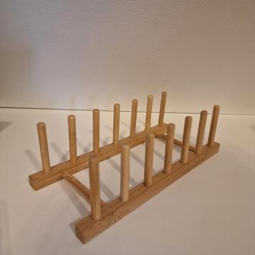 Nieuw Houten Bordenrek - Keuken Organizer beschikbaar voor biedingen