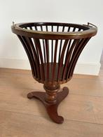 Antiek mahonie houten plantenbak/theestoof/champgnecooler, Ophalen of Verzenden