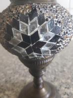 Mooi lampje met mozaïek glas, Antiek en Kunst, Ophalen of Verzenden, Glas