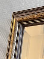 Vintage barok spiegelt facet geslepen, Minder dan 100 cm, Gebruikt, Rechthoekig, Ophalen of Verzenden