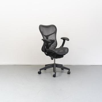 4x Herman Miller Mirra 2 Bureaustoel Zwart - Zwart beschikbaar voor biedingen