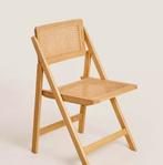 Zara Home houten stoelen met rieten zitting als nieuw, Huis en Inrichting, Stoelen, Ophalen, Zo goed als nieuw