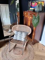 Schommelstoel, Huis en Inrichting, Stoelen, Ophalen, Zo goed als nieuw, Wit, Eén