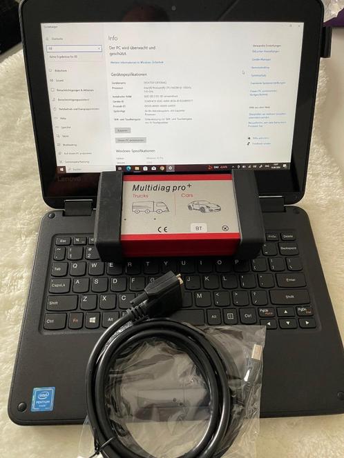 OBD2 Diagnoseapparaat met Laptop/Tablet voor alle Auto's en, Auto diversen, Autogereedschap, Zo goed als nieuw, Ophalen of Verzenden