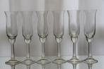 Leerdam Ambasador reuzen flutes 22 cm, Antiek en Kunst, Antiek | Glas en Kristal, Ophalen