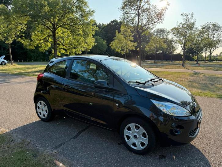 Ford Ka 1.2 69pk 2011 Zwart, Auto's, Ford, Particulier, Ka, Benzine, B, Hatchback, Handgeschakeld, Origineel Nederlands, Zwart