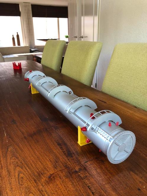 Reactor hijslast zwaar transport kranen, Hobby en Vrije tijd, Modelauto's | 1:50, Zo goed als nieuw, Bus of Vrachtwagen, Overige merken