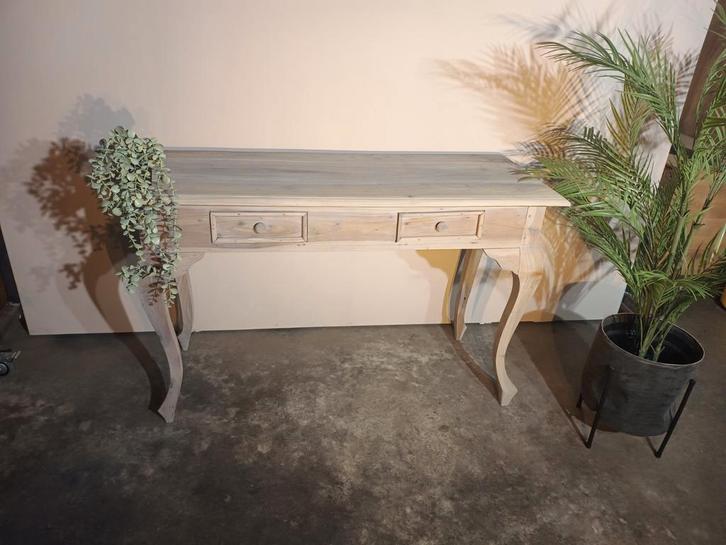 Oude Brocante Sidetable, Antiek en Kunst, Antiek | Meubels | Tafels, Ophalen of Verzenden