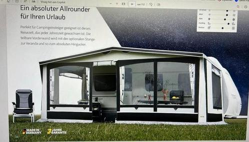Voortent Wigo Zelte Traveller Edition - ALS NIEUW, Caravans en Kamperen, Caravan accessoires, Zo goed als nieuw, Ophalen