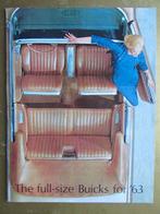 1963 BUICK brochure, Engels, Ophalen of Verzenden, Zo goed als nieuw, Overige merken