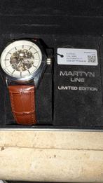 Originele Martyn Line Horloge - Limited Edition, Overige merken, Leer, Staal, Polshorloge