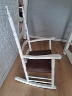 Schommelstoel, Huis en Inrichting, Stoelen, Ophalen, Gebruikt, Leer, Eén