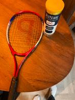 Tennisracket met 3 ballen, Sport en Fitness, Tennis, Ophalen of Verzenden, Gebruikt, Racket, L00