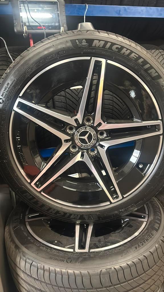 18” Originele W206 C-Klasse AMG Breedset, Auto-onderdelen, Banden en Velgen, Banden en Velgen, Zomerbanden, 18 inch, 225 mm, Personenwagen