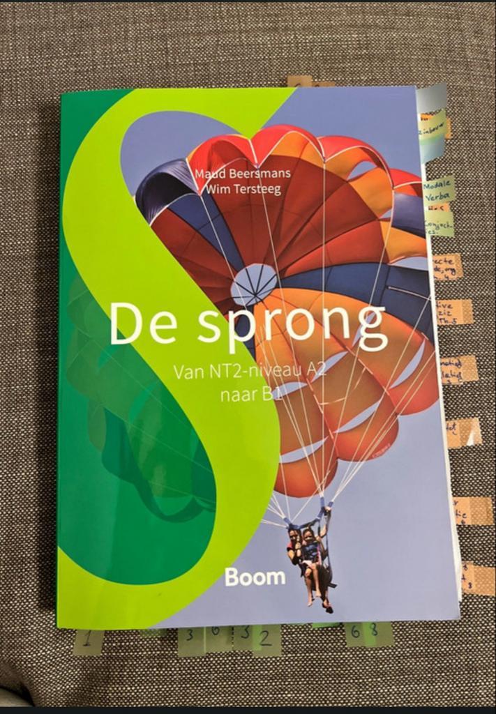 De Sprong NT2 A2-B1 (Gelezen), Boeken, Studieboeken en Cursussen, Gelezen, Niet van toepassing, Ophalen of Verzenden