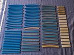 Lego rails 12V blauw 7x recht,16 x gebogen, Ophalen of Verzenden, Gebruikt, Losse stenen, Lego