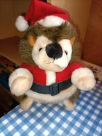 Tendertoys kerst egel knuffel met kerstpak en muts 24 cm, Ophalen of Verzenden