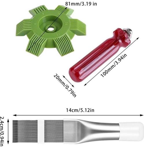 Nieuwe set radiator kam autogereedschap, Auto diversen, Autogereedschap, Nieuw, Ophalen of Verzenden