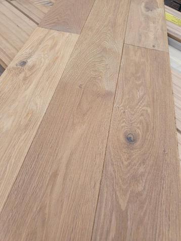 49,02 m2 Eiken Multitop 12 cm breed gerookt Wit geolied beschikbaar voor biedingen