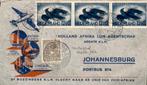 Zuid-Afrika - KLM - Frankering - 1940, Postzegels en Munten, Brieven en Enveloppen | Nederland, Verzenden, Envelop