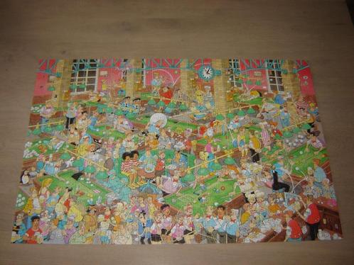 Puzzel Jan van Haasteren KRIJT OP TIJD 1500 st., Hobby en Vrije tijd, Denksport en Puzzels, Zo goed als nieuw, Legpuzzel, 500 t/m 1500 stukjes