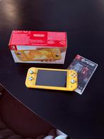 Ninten Switch Lite geel zgan, Spelcomputers en Games, Spelcomputers | Nintendo Switch Lite, Ophalen of Verzenden, Geel, Zo goed als nieuw