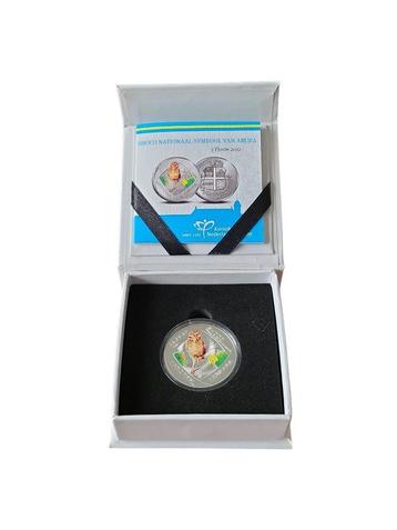 Aruba 5 florin 2012 (PROOF) "Shoco-vogel" Zilver  beschikbaar voor biedingen