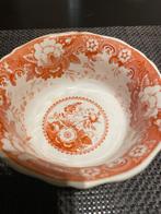 Vintage Schaal met Oranje Bloemenmotief, Antiek en Kunst, Ophalen