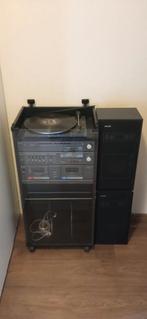Philips Stereo Toren met Platenspeler, Ophalen, Philips, Gebruikt, Losse componenten