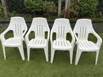 Tuinstoelen - Set van 4, Tuin en Terras, Tuinstoelen, Ophalen, Gebruikt, Plastic, Stapelbaar